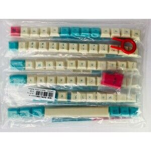 Beach Summer Themed Keycaps PBT Double-shot Keycaps Full 104/105-Keyset NEW